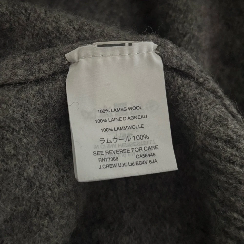 JCrew 100% Wool Sweater